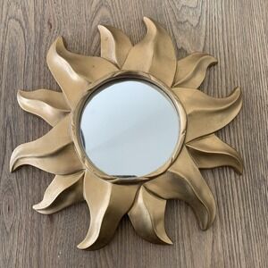 VTG Whimsigoth Sun Sunburst Mirror Gold Wall Decor Pier One Boho